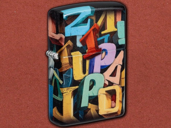 [Zippo] Abstract Letters Design 540° (60007394)