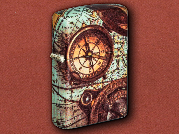 [Zippo] Compass World Map (49916) Z60006137