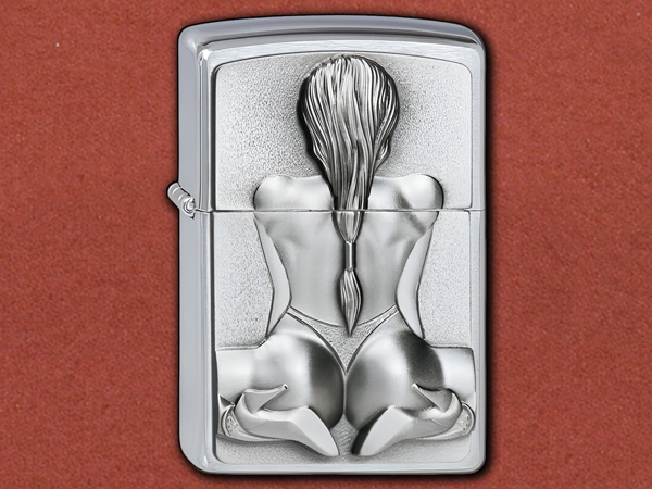 [Zippo] Kneeling Girl Emblem - Bondage 2002548