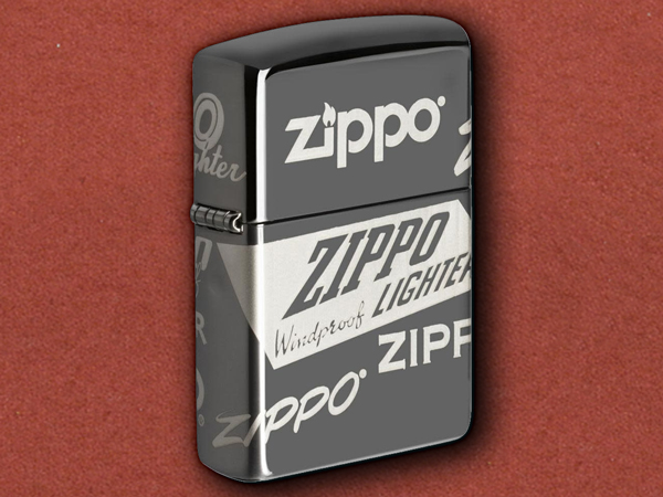 [Zippo] Black Ice, Laser 360, Zippo Logos Design (49051)
