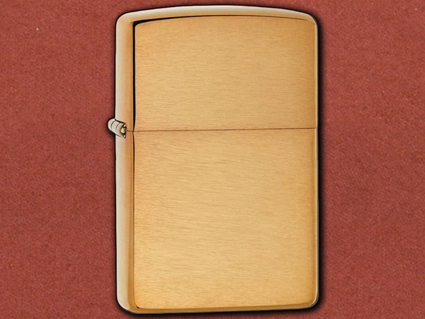 [Zippo] Classic Brushed Brass Windproof Lighter