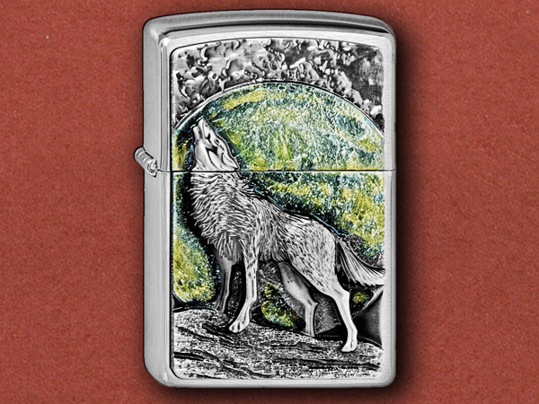 [Zippo] Howling Wolf Emblem